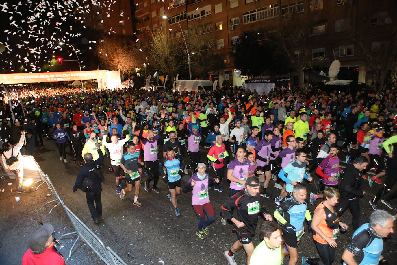 Gran ambiente en la carrera de San Antón de Jaén