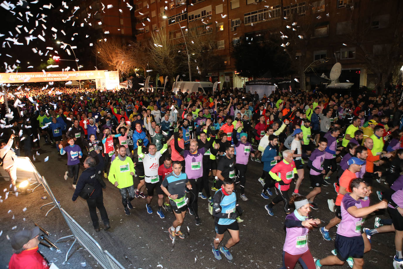 Gran ambiente en la carrera de San Antón de Jaén