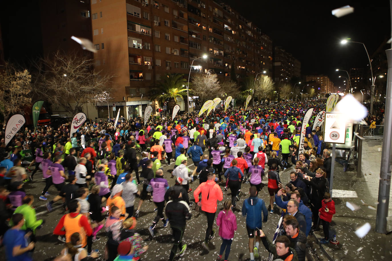 Gran ambiente en la carrera de San Antón de Jaén