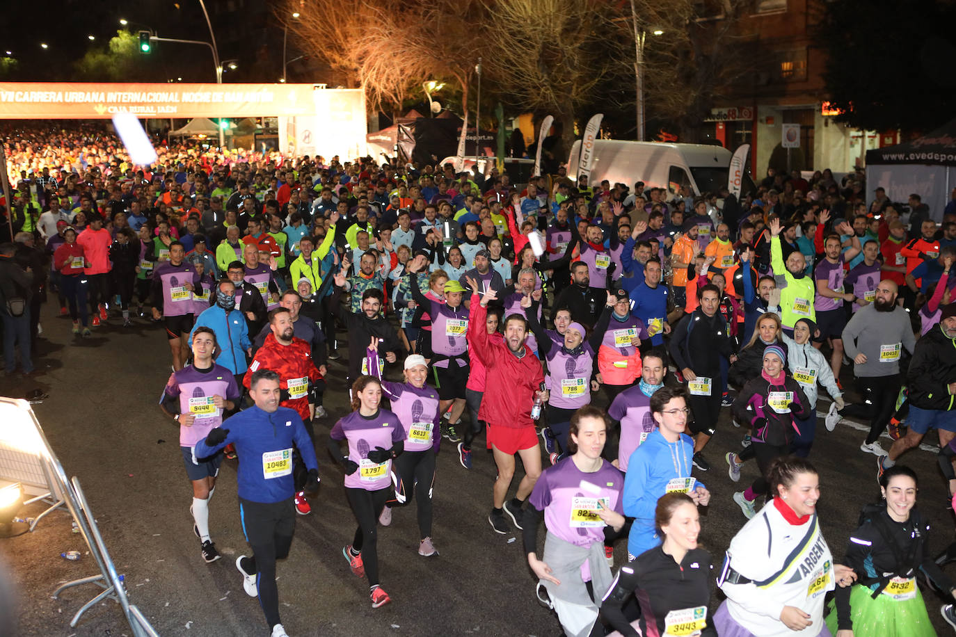 Gran ambiente en la carrera de San Antón de Jaén