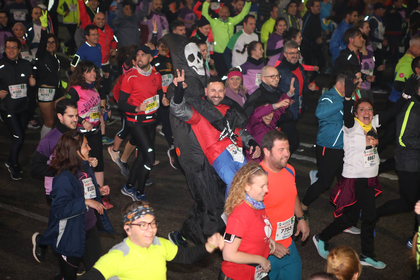 Gran ambiente en la carrera de San Antón de Jaén