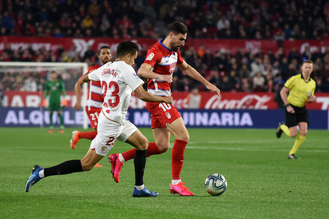 Los rojiblancos han visitado el Sánchez Pizjuán en uno de los primeros duelos de la segunda vuelta 