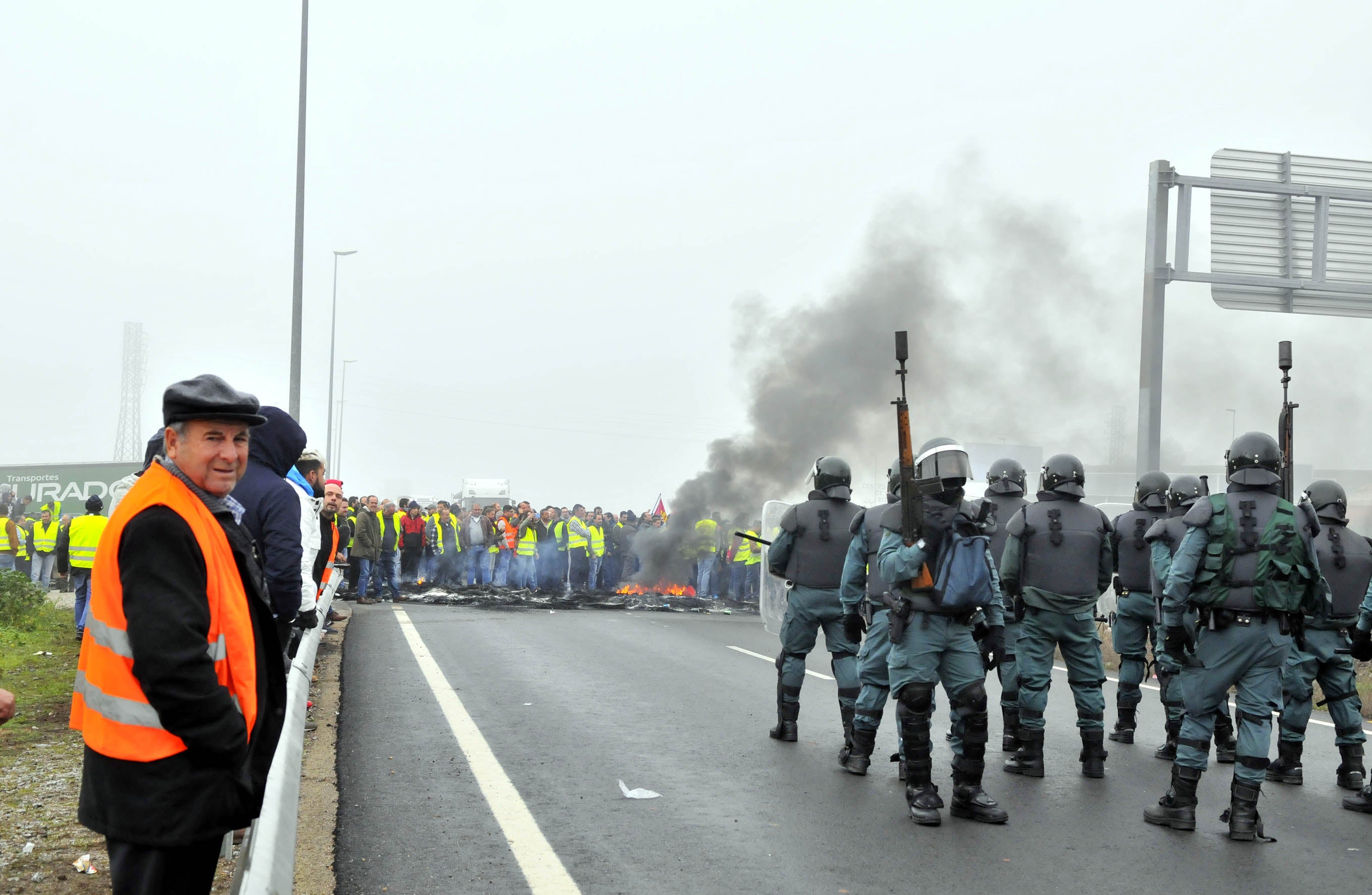 Miles de trabajadores del sector del olivar se han manifestado en toda la provincia de Jaén