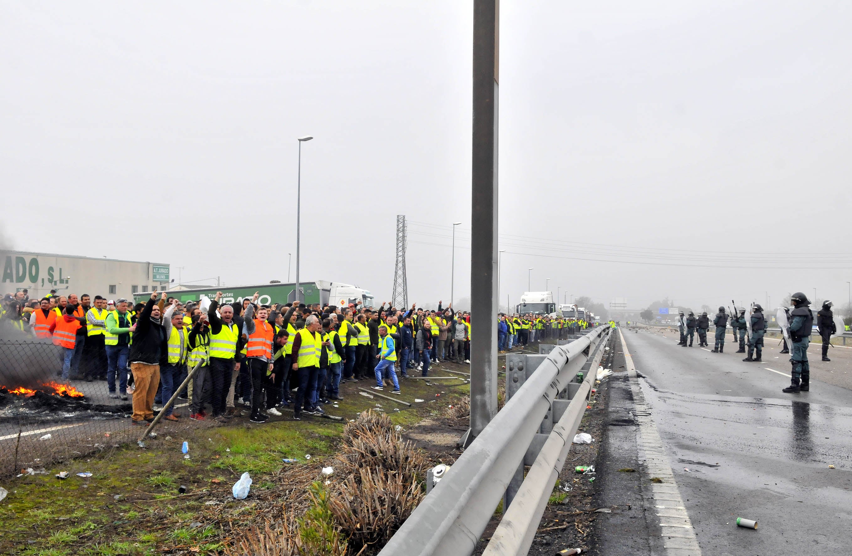 Miles de trabajadores del sector del olivar se han manifestado en toda la provincia de Jaén