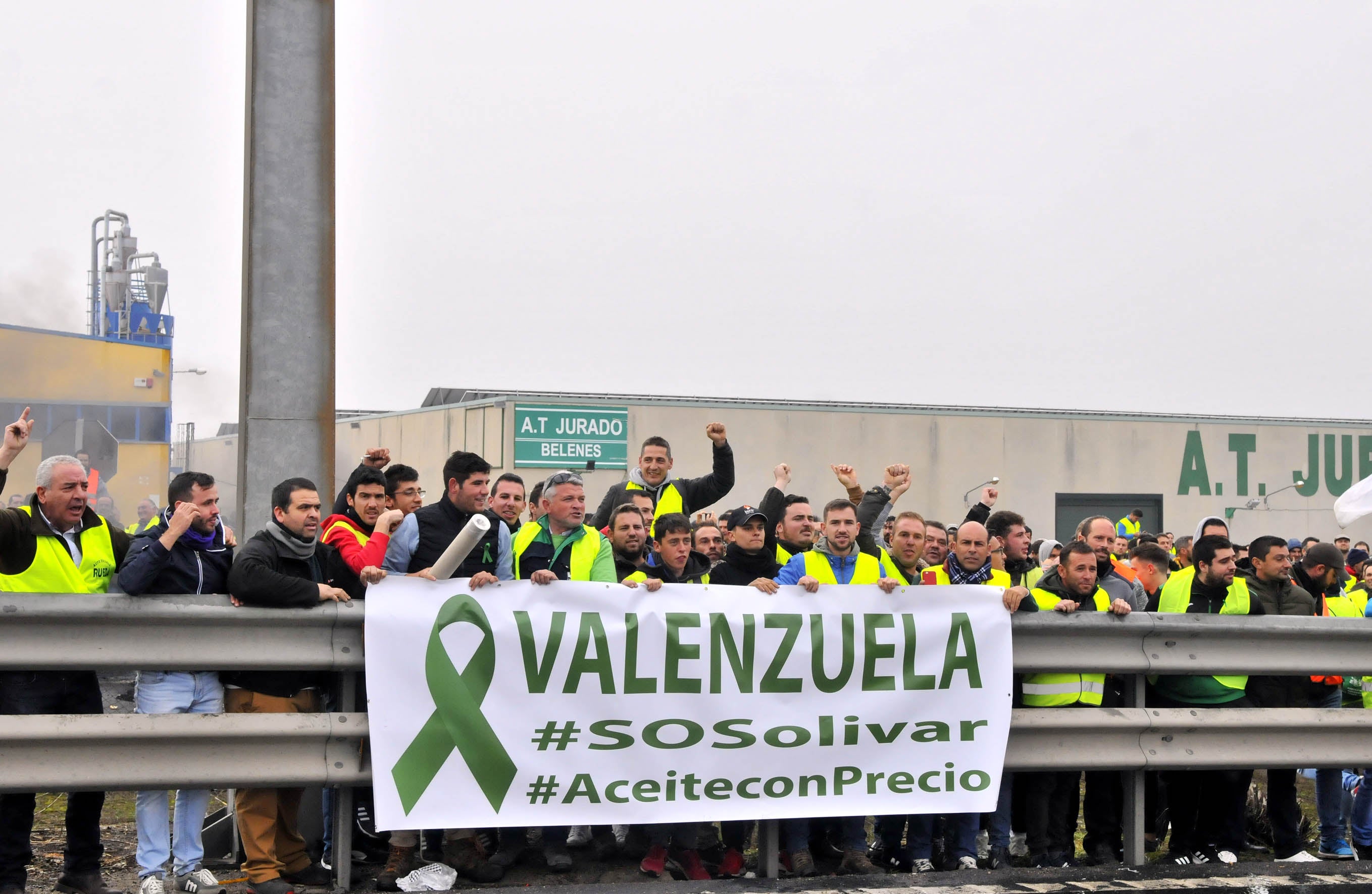 Miles de trabajadores del sector del olivar se han manifestado en toda la provincia de Jaén