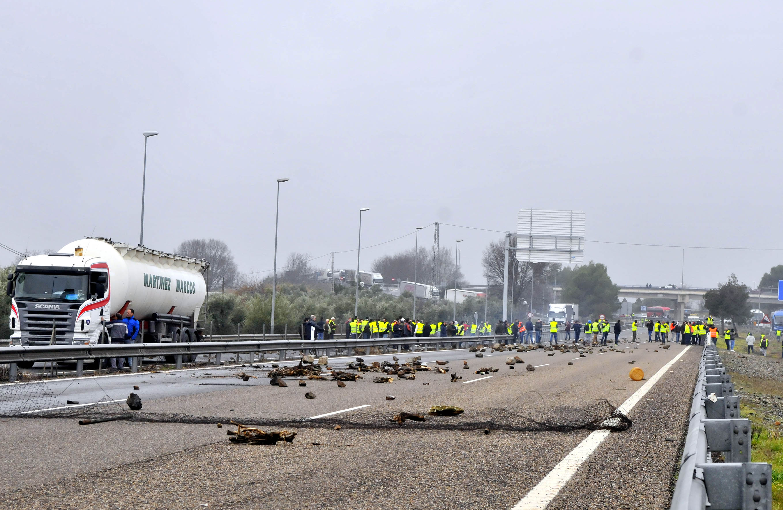 Miles de trabajadores del sector del olivar se han manifestado en toda la provincia de Jaén