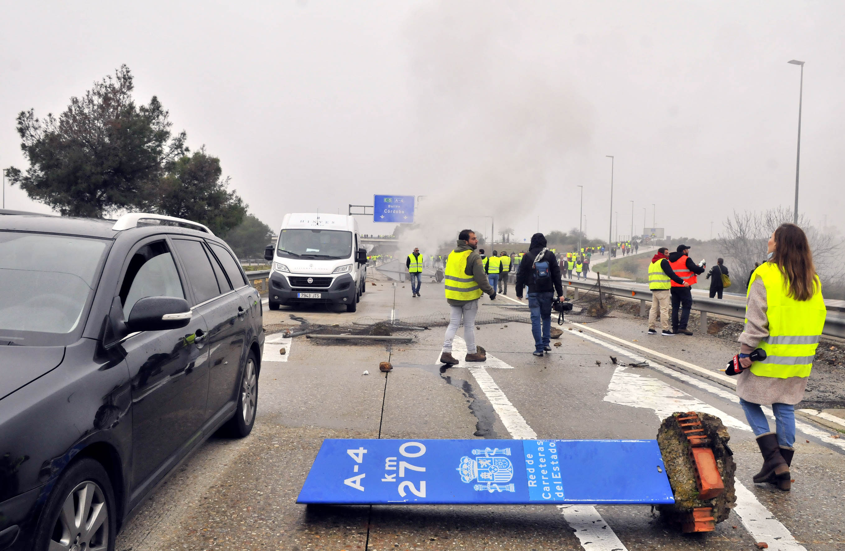 Miles de trabajadores del sector del olivar se han manifestado en toda la provincia de Jaén