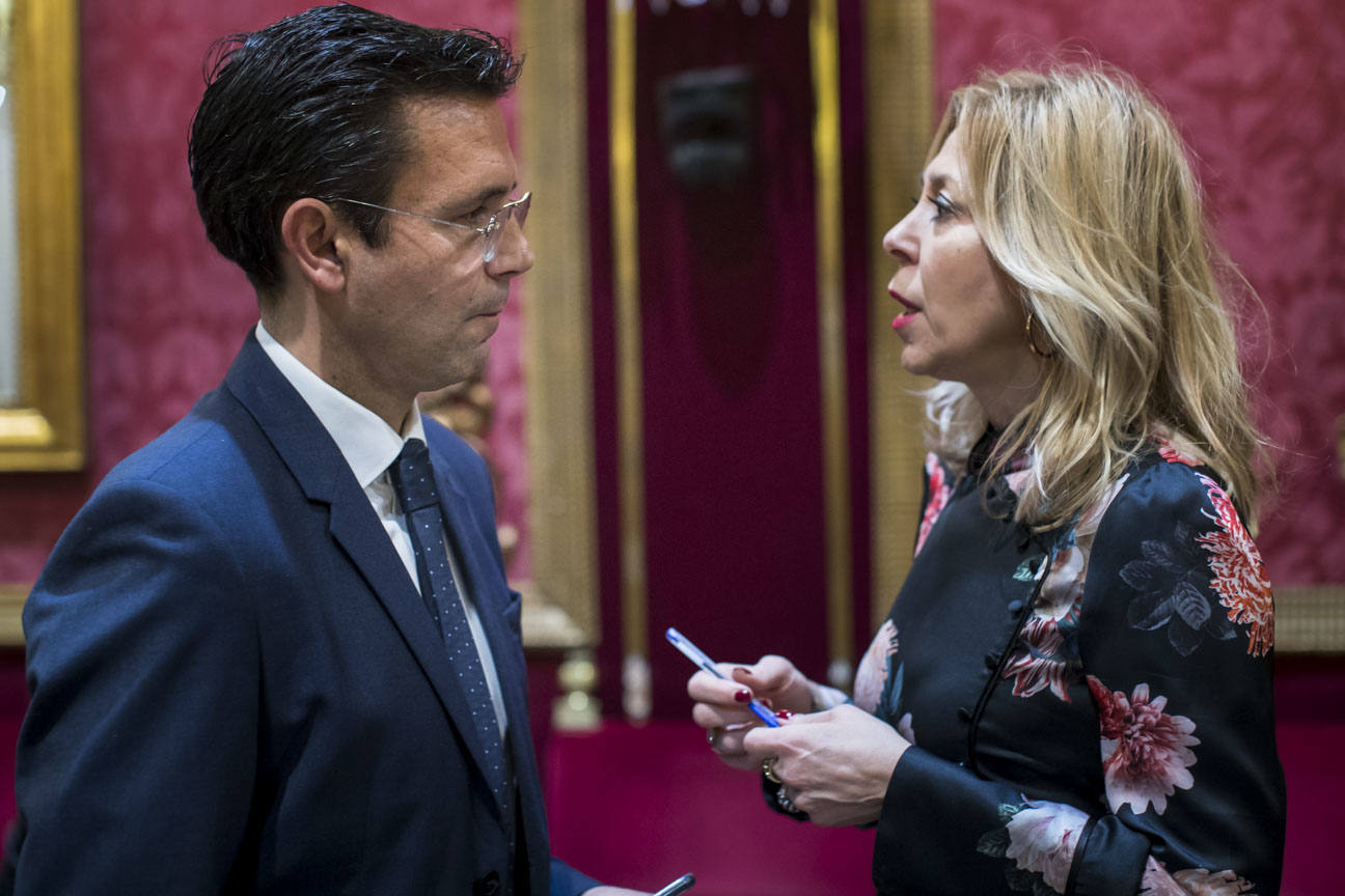 El mandatario popular ha anunciado su salida de la dirección del partido a nivel provincial en el pleno ordinario del Ayuntamiento de Granada 