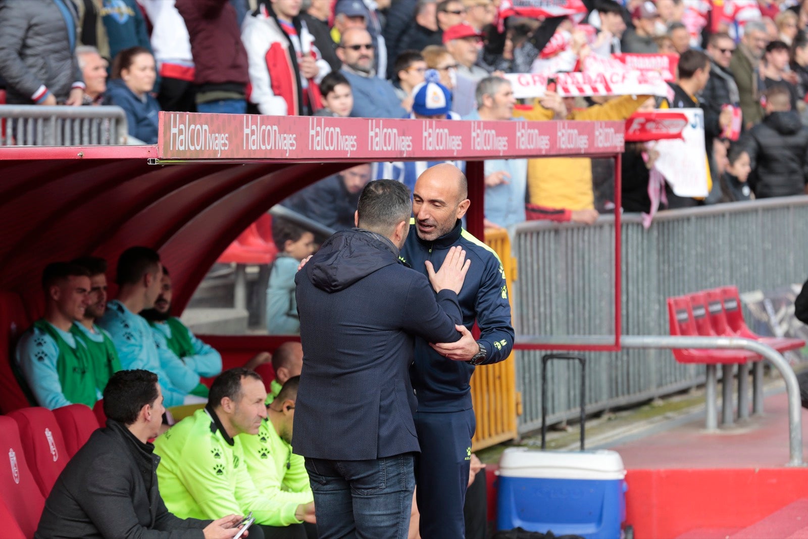 ¿Has estado en el choque de este mediodía en el campo del Zaidín? Aquí te puedes buscar