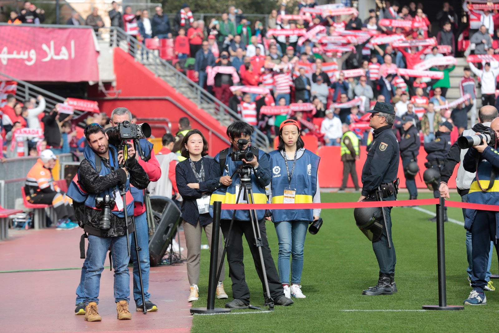 ¿Has estado en el choque de este mediodía en el campo del Zaidín? Aquí te puedes buscar
