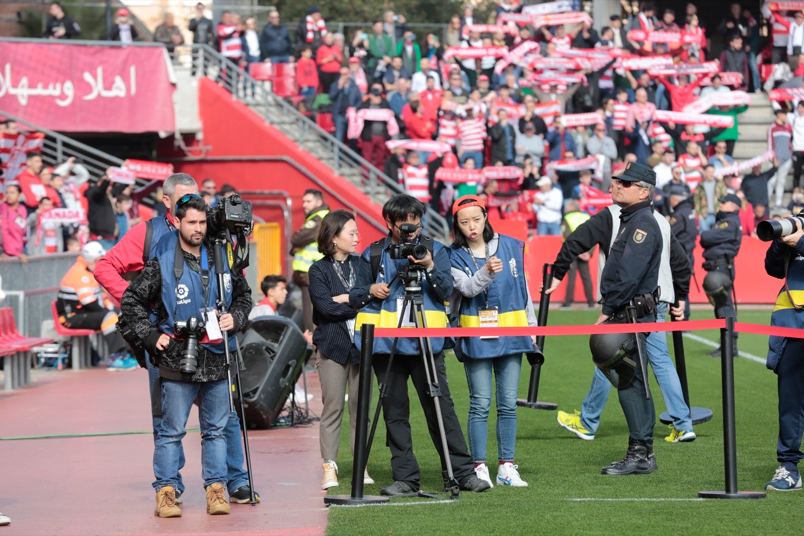 ¿Has estado en el choque de este mediodía en el campo del Zaidín? Aquí te puedes buscar