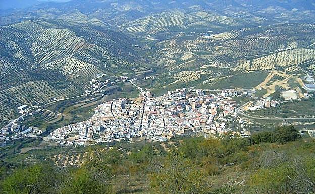 Vista de la localidad granadina de Algarinejo.