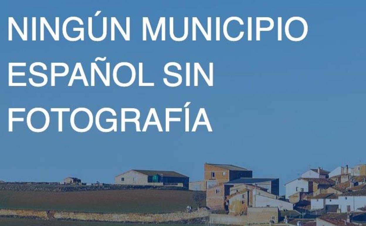Portada en internet del proyecto de Wikipedia 'Ningún municipio español sin fotografía'.'