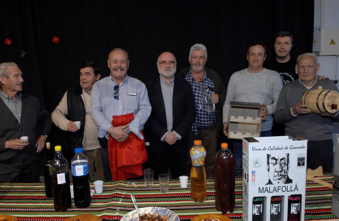 También hubo degustación del plato denominado 'atascaburras' elaborado con pimientos y tomates secos, bacalao y ajos asados, aceite y sal