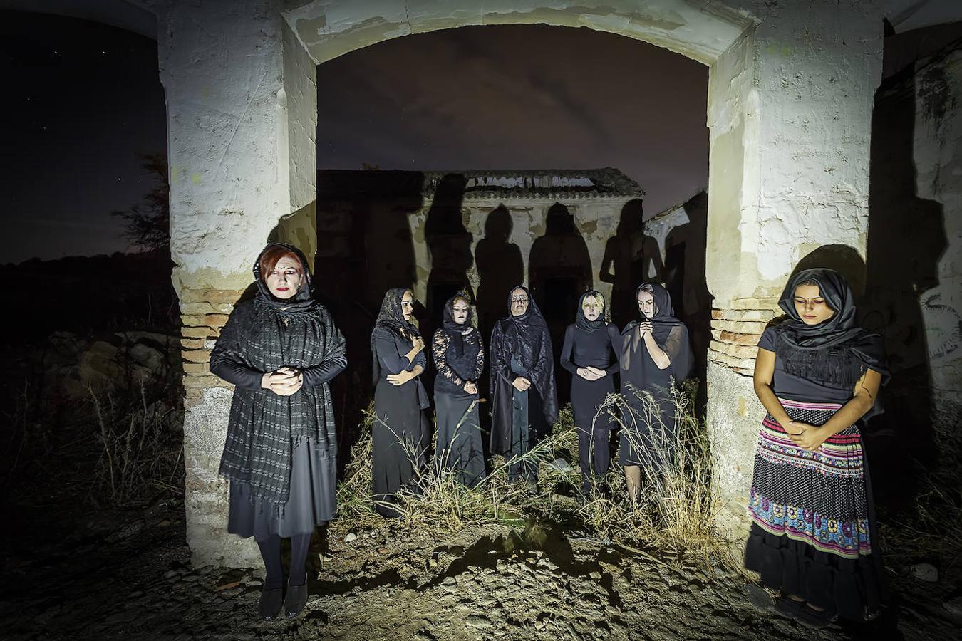 Imagen de 'light painting' hecha por Ramón Martín