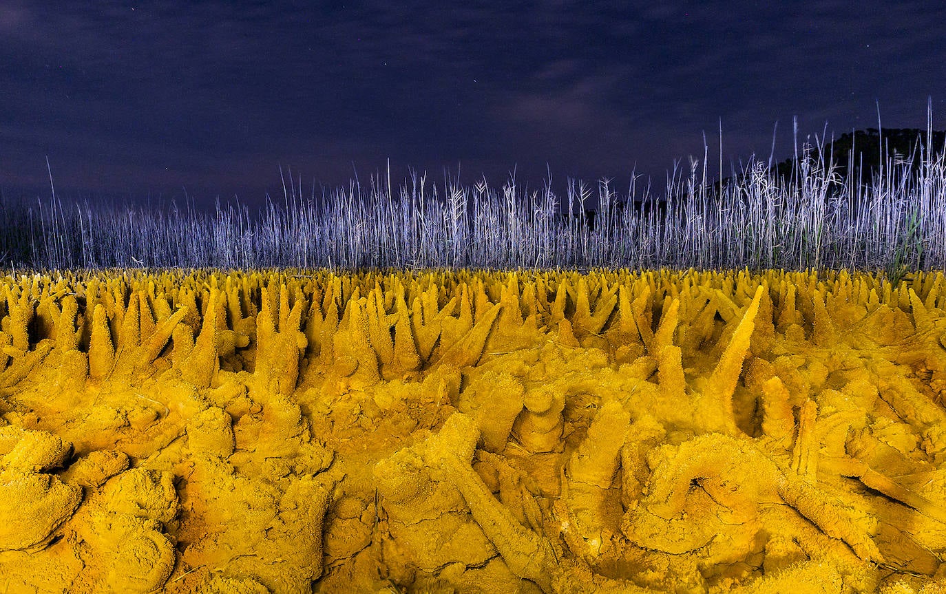 Imagen de 'light painting' hecha por Ramón Martín