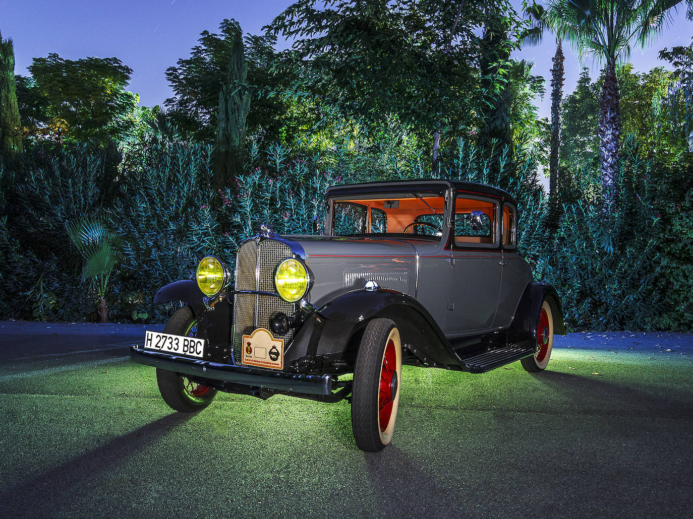 Imagen de 'light painting' hecha por Ramón Martín