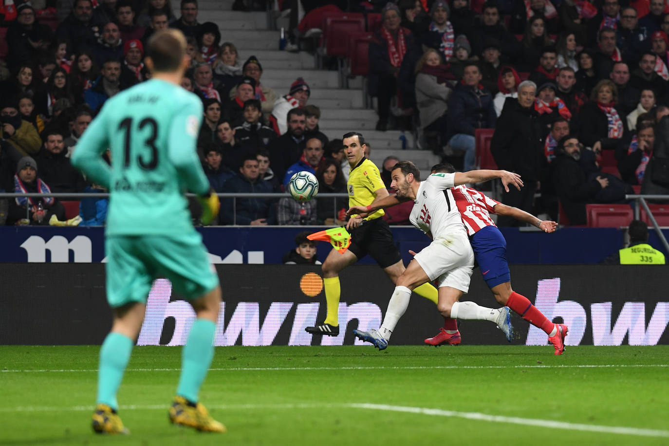 Así fue la primera visita del Granada al Wanda Metropolitano