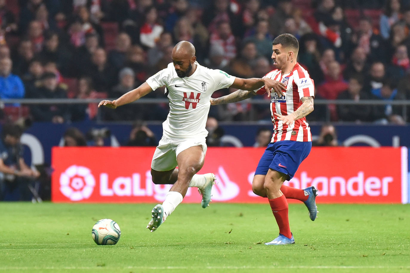 Así fue la primera visita del Granada al Wanda Metropolitano