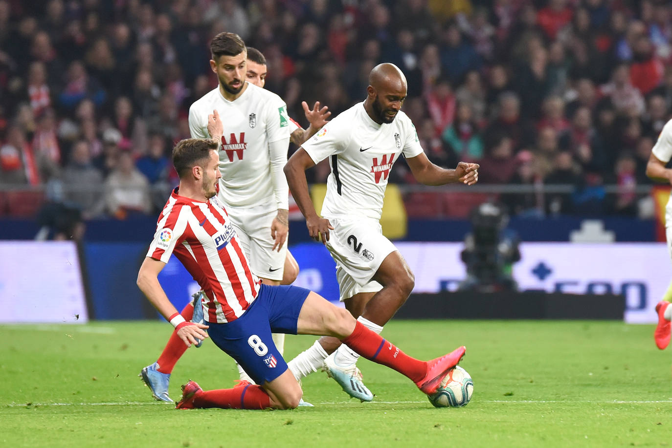 Así fue la primera visita del Granada al Wanda Metropolitano