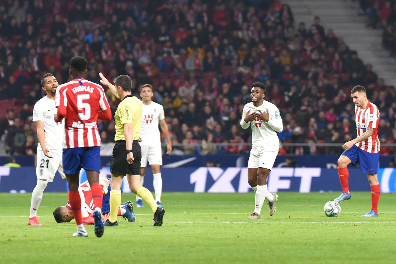 Así fue la primera visita del Granada al Wanda Metropolitano