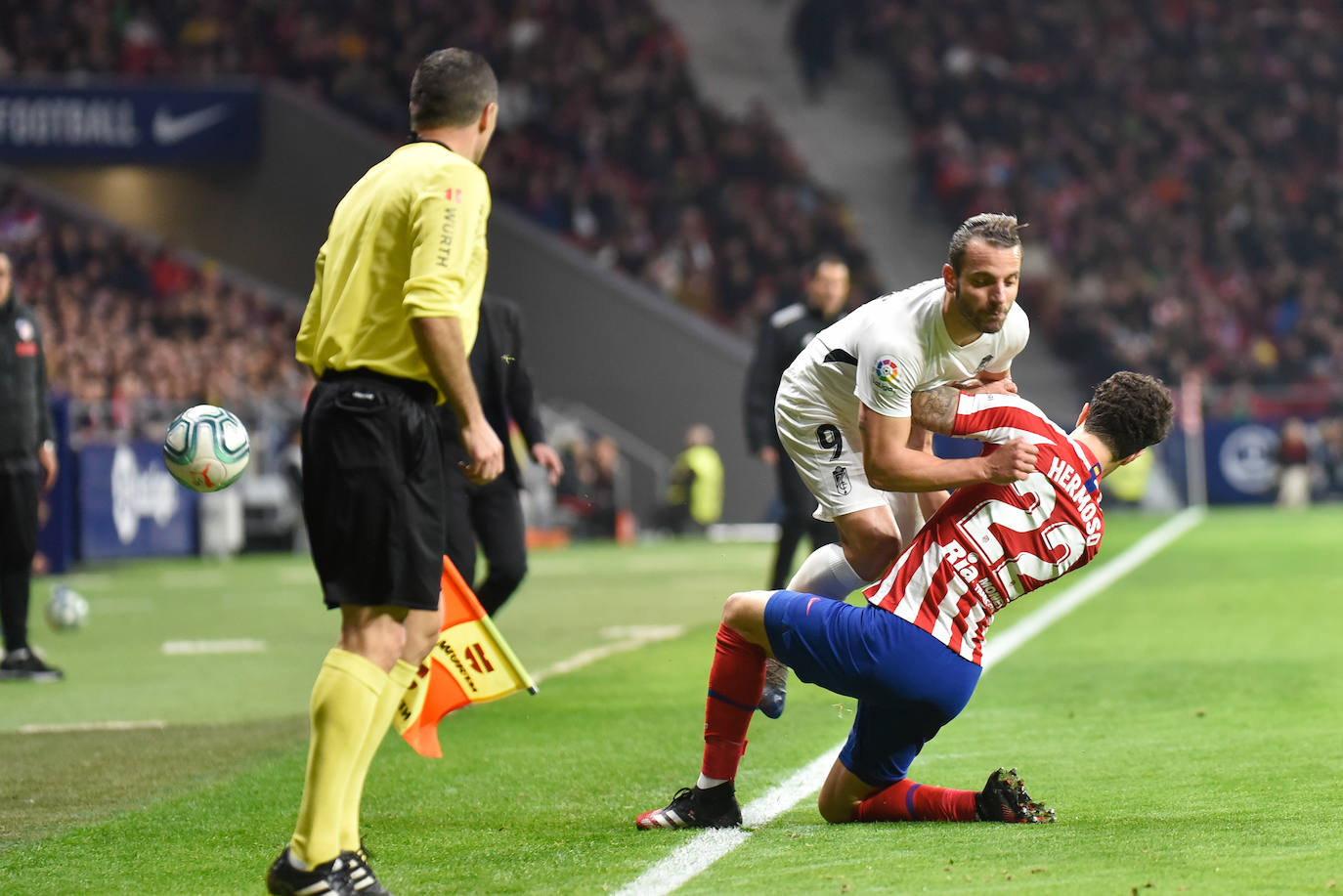 Así fue la primera visita del Granada al Wanda Metropolitano