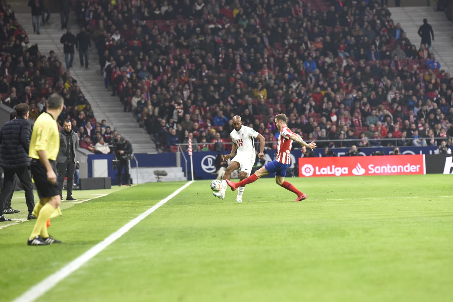 Así fue la primera visita del Granada al Wanda Metropolitano