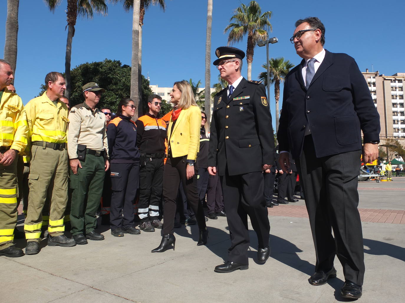 El Parque de las Almadrabillas acoge un multitudinario acto conmemorativo del Día Europeo del Servicio de Emergencias