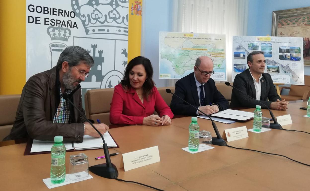 Antonio Lorito, Catalina Madueño, Alejandro Alonso y Antonio José Rodríguez.