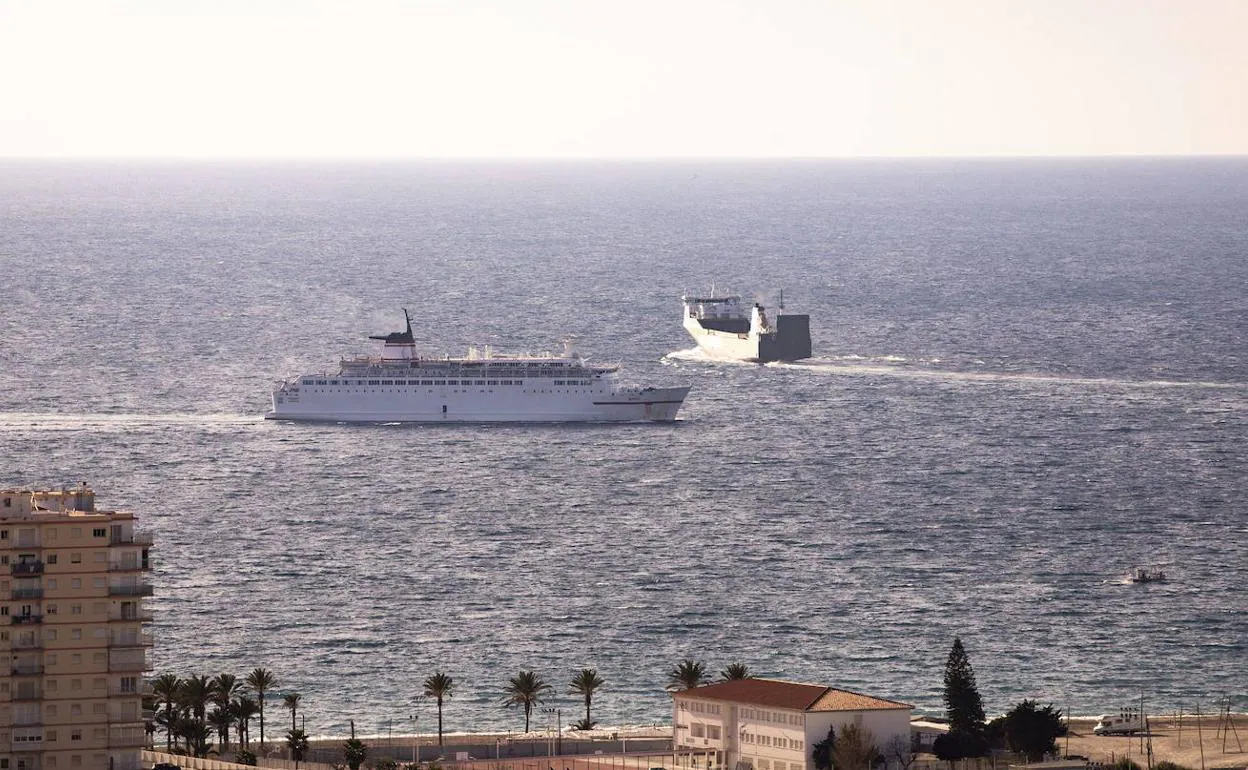 El buque Vronskiy es el que realiza la ruta con Melilla desde el pasado 9 de enero.
