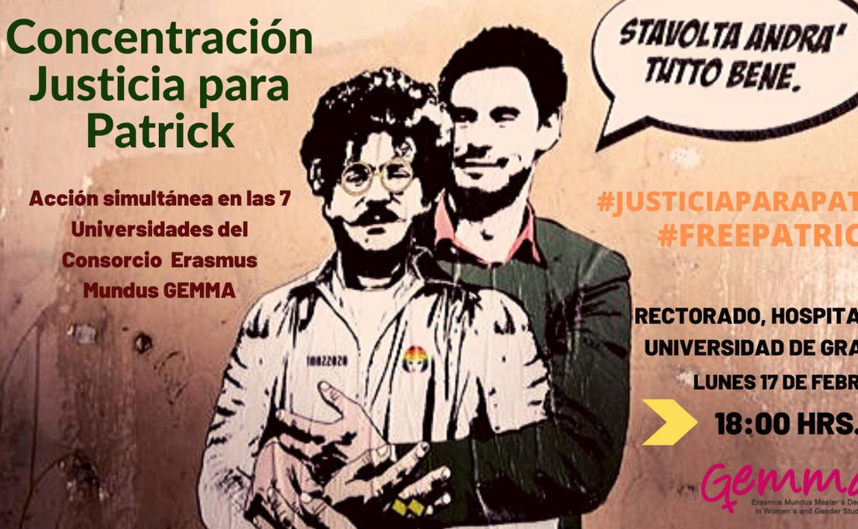 Egipto mantiene en prisión al joven estudiante de la UGR Patrick Zaki