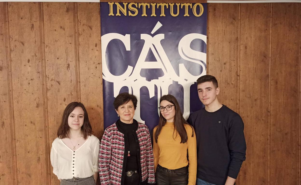 Equipo ganador de la fase autonómica del Concurso Odisea. 