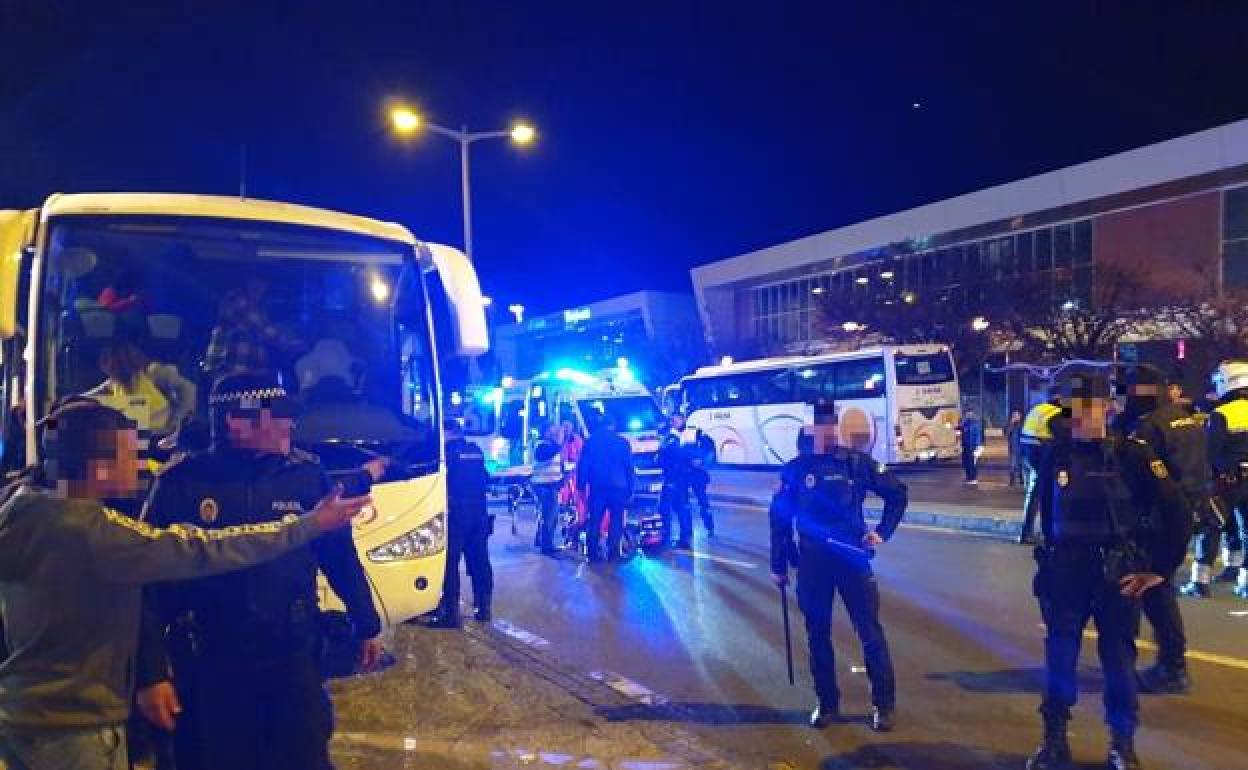 Recibe el alta médica el manifestante de 57 años atropellado por un policía local