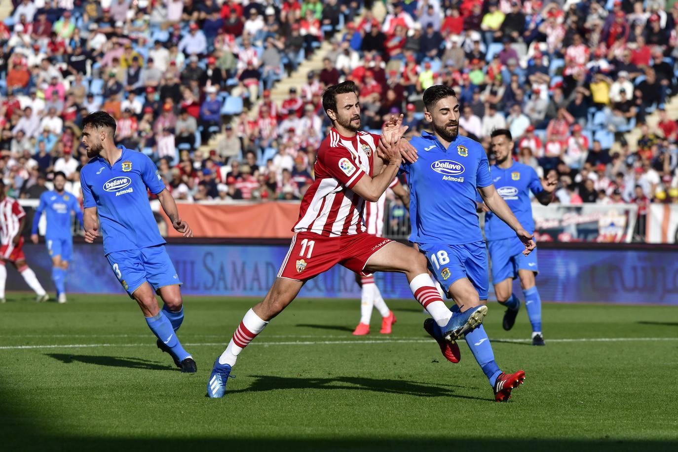 El Almería lamenta el punto, el Fuenlabrada lo celebra