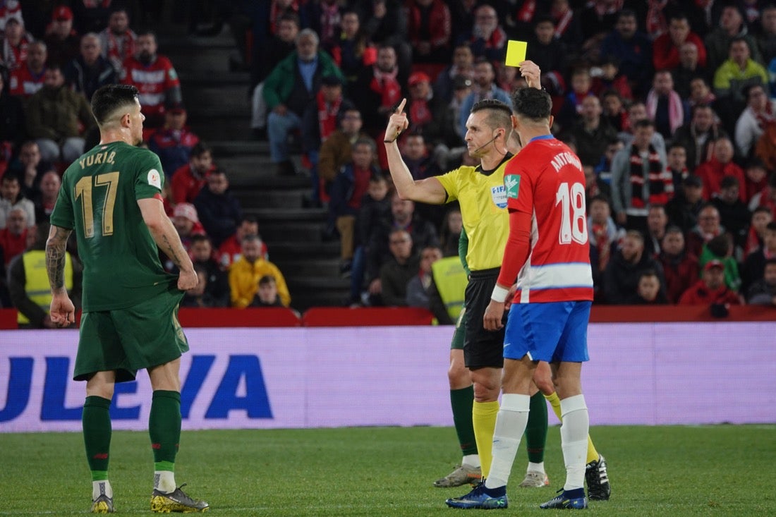 Las mejores imágenes de los momentos más destacados del duelo copero en Los Cármenes