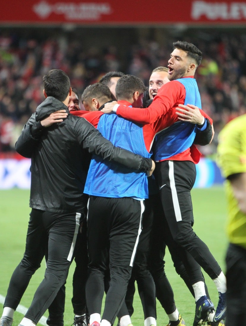 Las mejores imágenes de los momentos más destacados del duelo copero en Los Cármenes