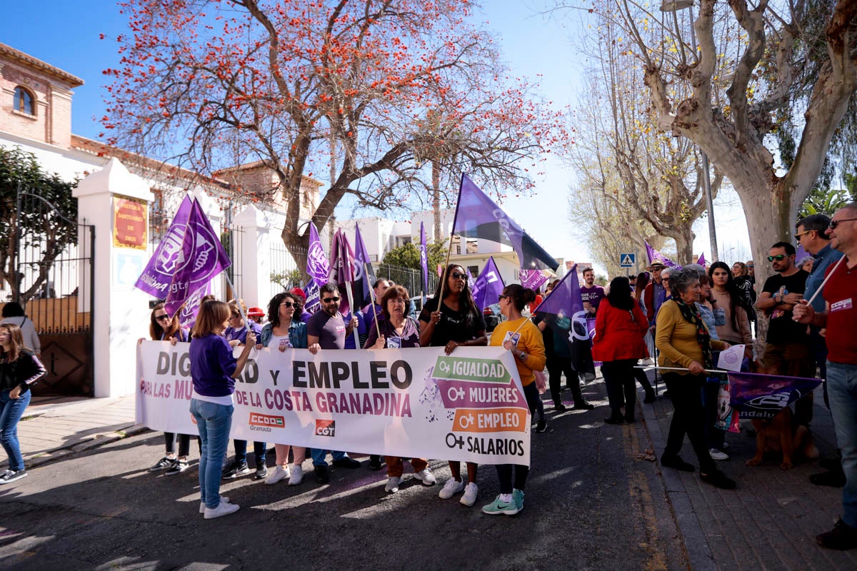 La ciudad costera también se ha echado a la calle este 8-M