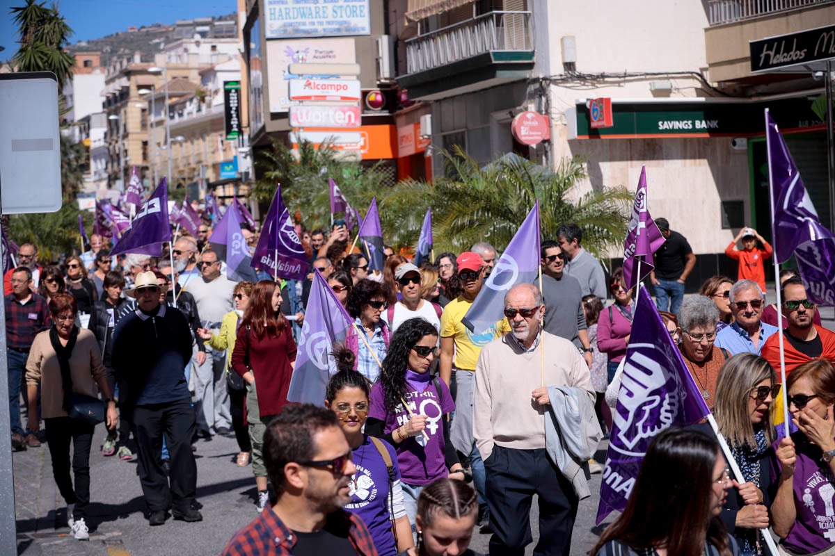 La ciudad costera también se ha echado a la calle este 8-M