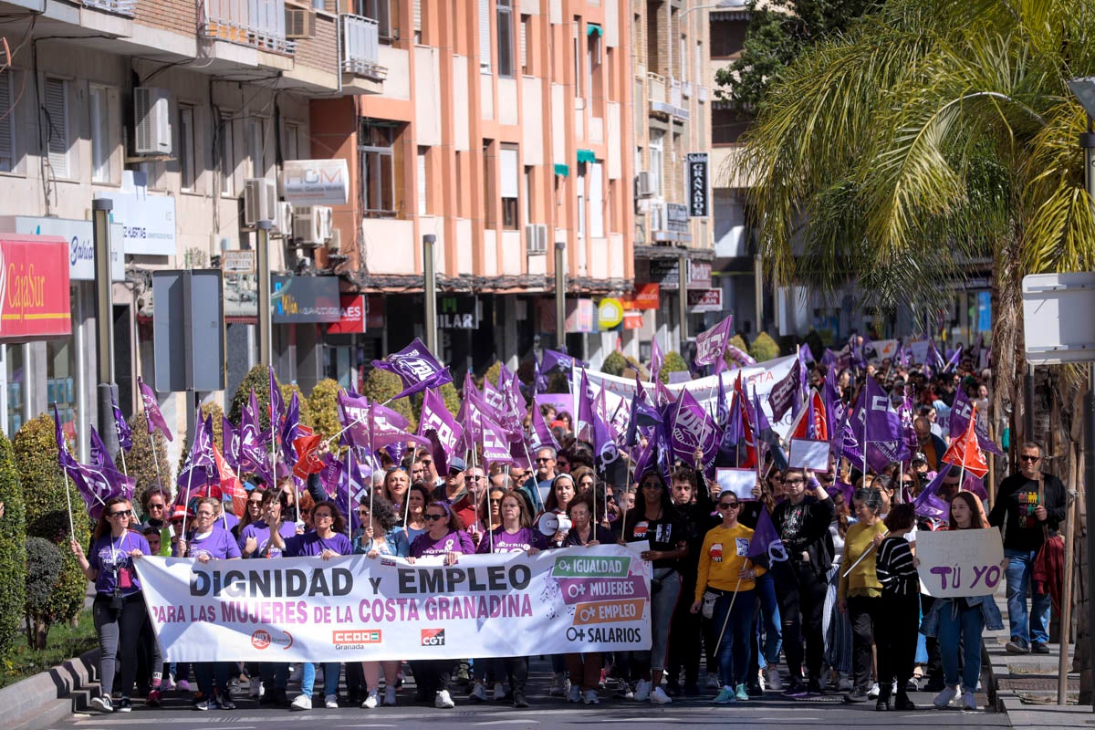 La ciudad costera también se ha echado a la calle este 8-M