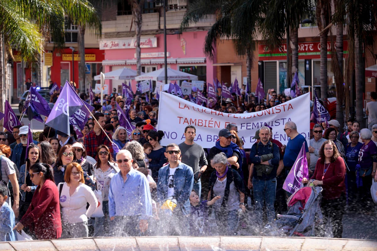 La ciudad costera también se ha echado a la calle este 8-M