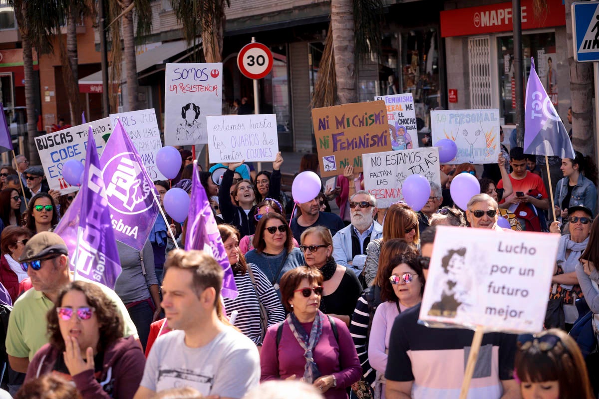La ciudad costera también se ha echado a la calle este 8-M