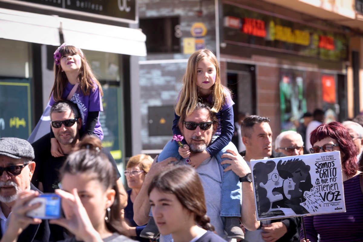 La ciudad costera también se ha echado a la calle este 8-M