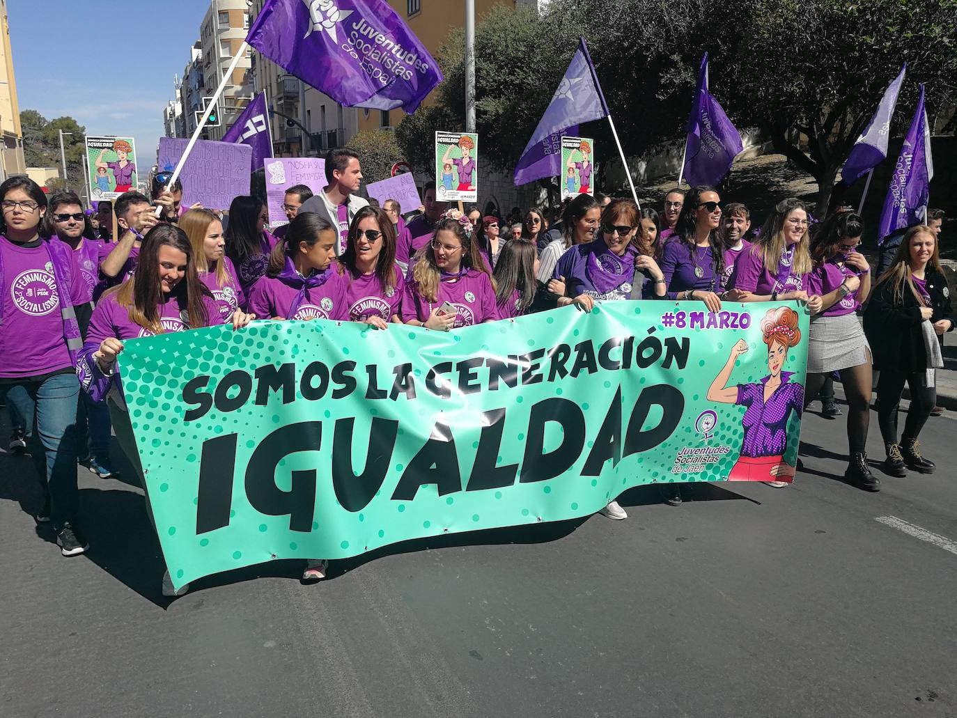 Domingo doblemente reivindicativo y festivo en Jaén