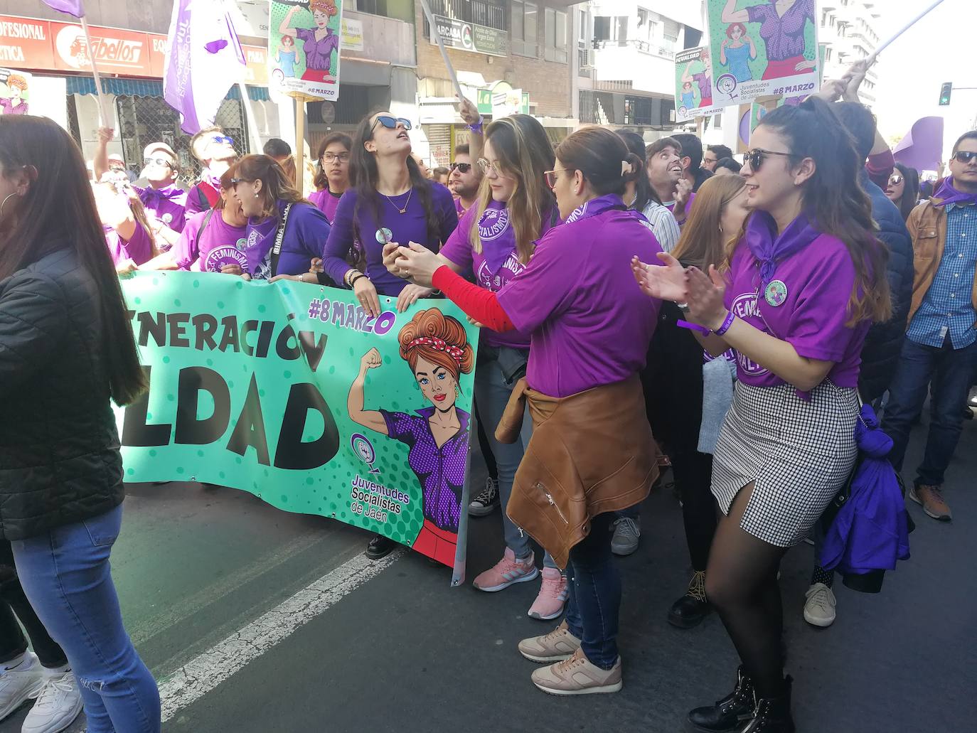 Domingo doblemente reivindicativo y festivo en Jaén