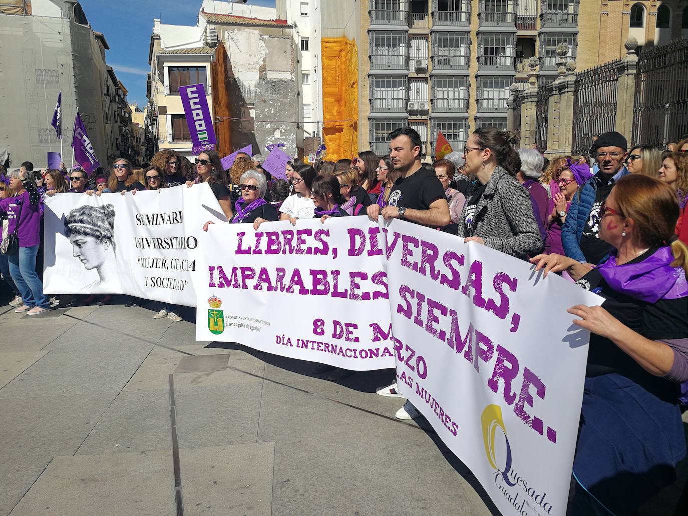 Domingo doblemente reivindicativo y festivo en Jaén
