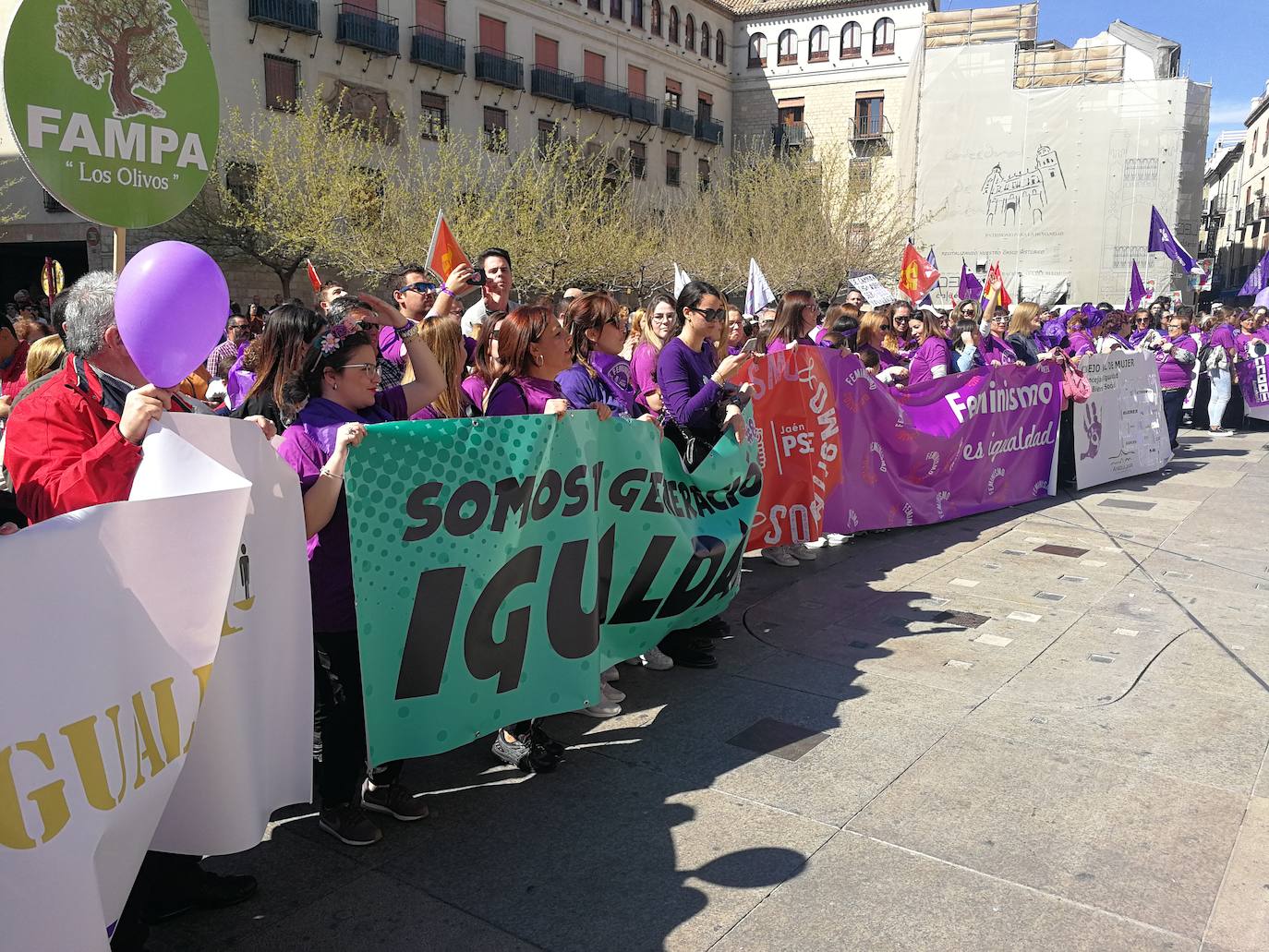 Domingo doblemente reivindicativo y festivo en Jaén
