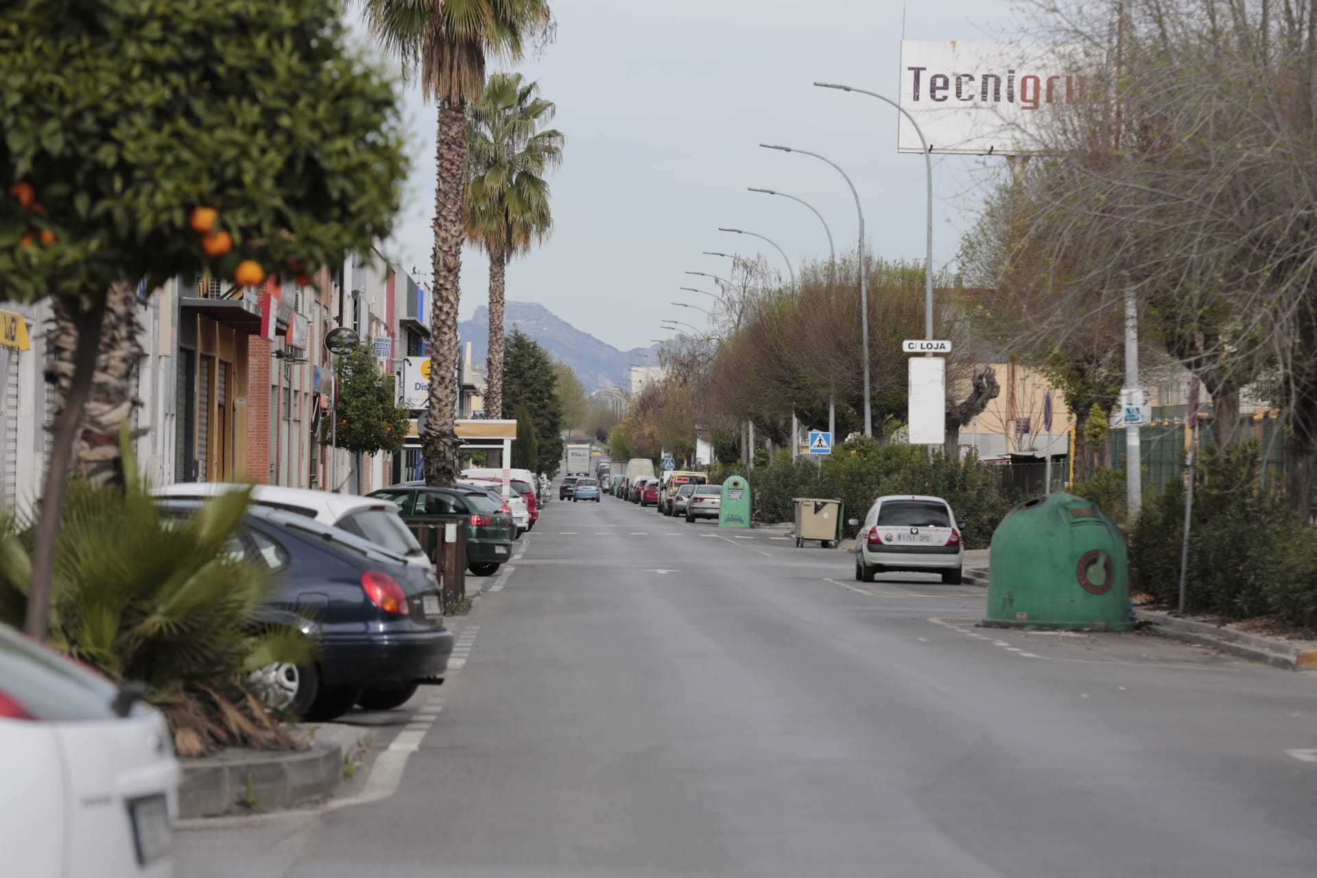 La Unidad Militar de Emergencias está desinfectando zonas como la estación de Renfe e informando a la población.