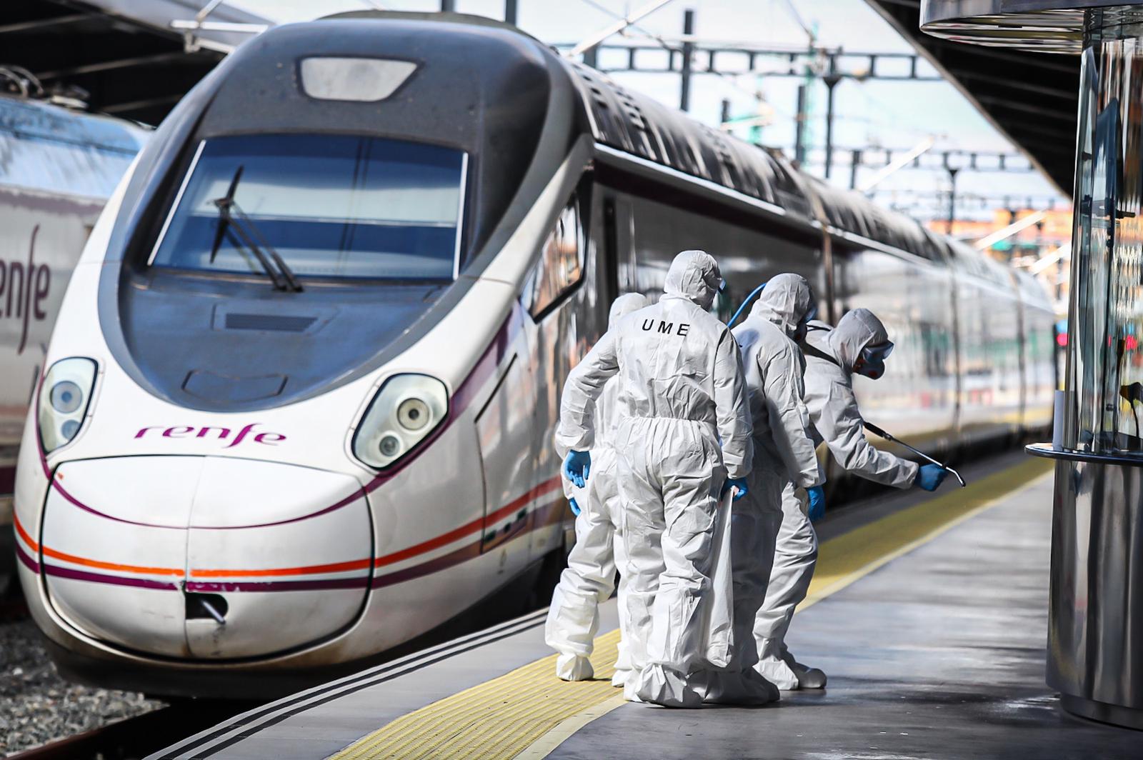 La Unidad Militar de Emergencias ha llegado a la capital este martes con un amplio contingente
