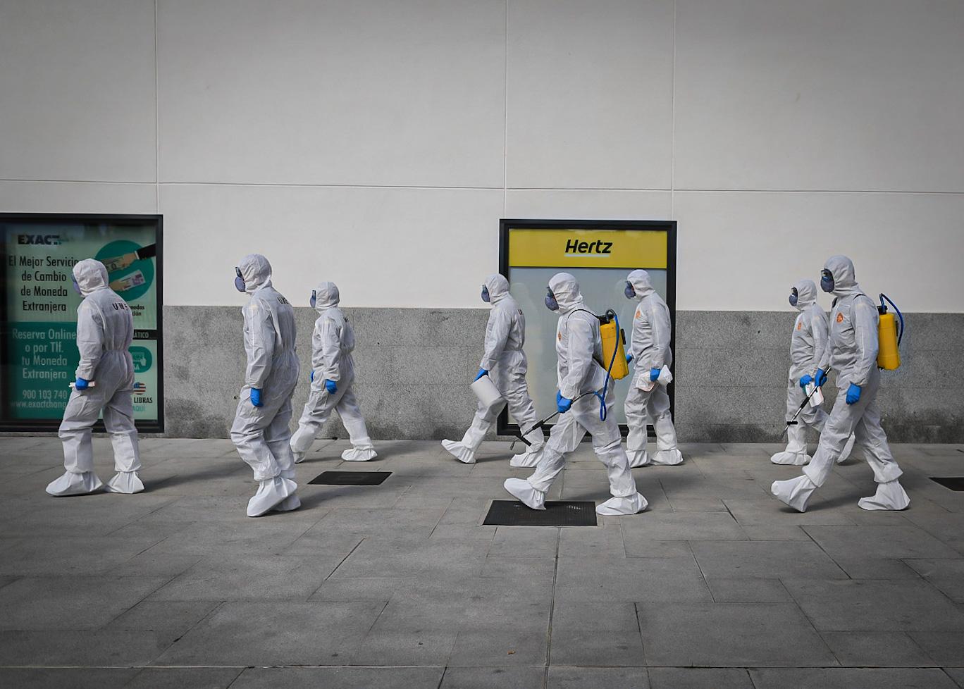 La Unidad Militar de Emergencias ha llegado a la capital este martes con un amplio contingente