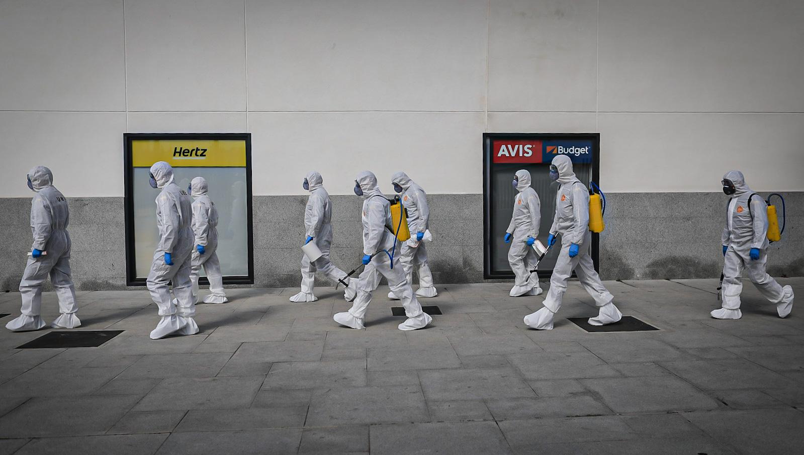 La Unidad Militar de Emergencias ha llegado a la capital este martes con un amplio contingente